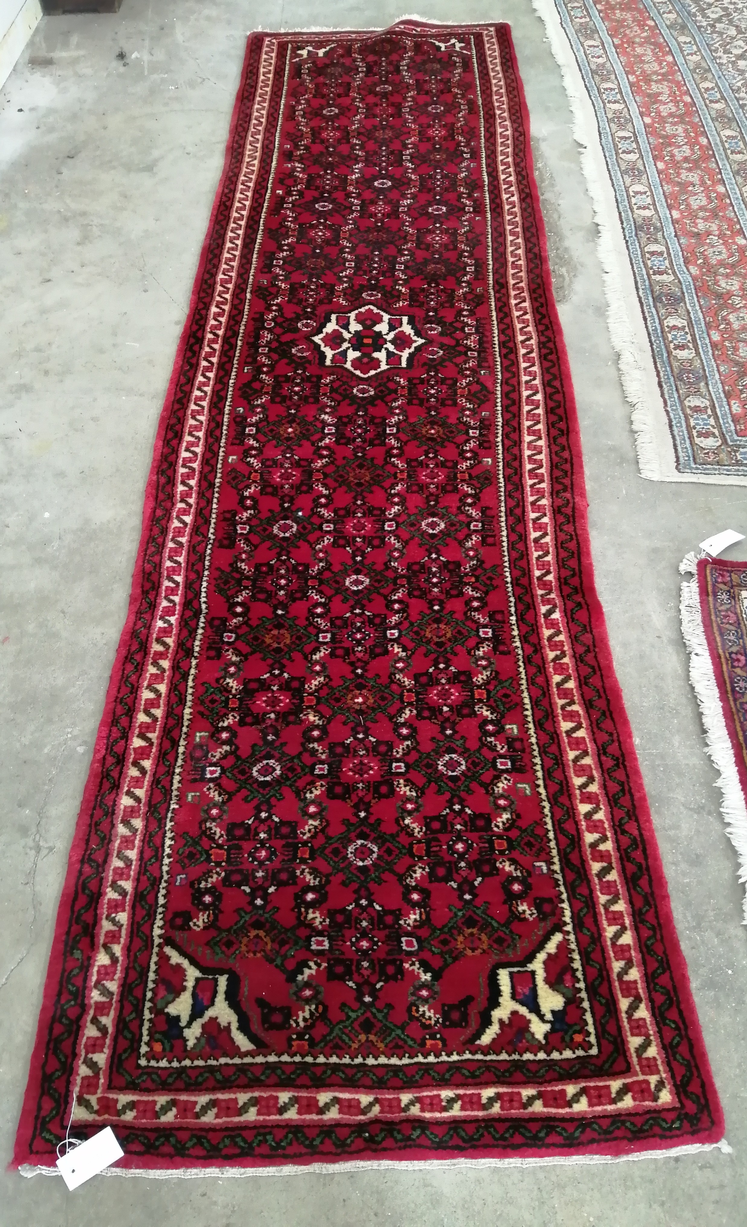 A North West Persian red ground runner